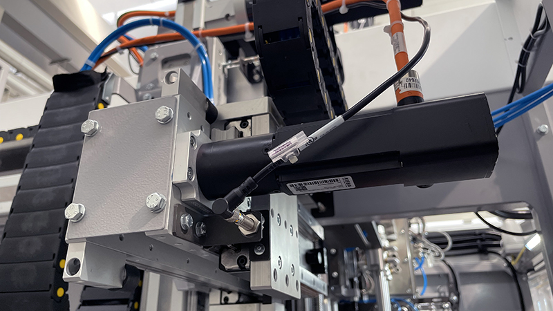 Posizione verticale leak tester