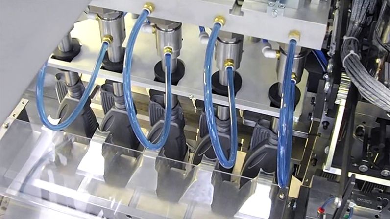 Techne packaging lubricant production blowing-phase