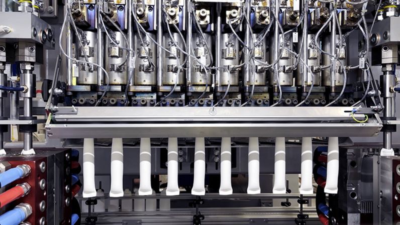 Techne packaging shampoo bottle production parison