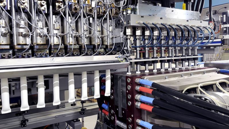 Techne packaging shampoo bottle production parison